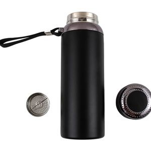 XRT *NIB* 600ml Insulated Bottle Stainless Steel Travel Mug with Carrying Strap